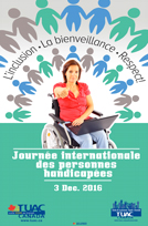 3 decembre 2016 – Journée internationale des personnes handicapées