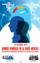 10 octobre 2014 – Journée mondiale de la santé mentale